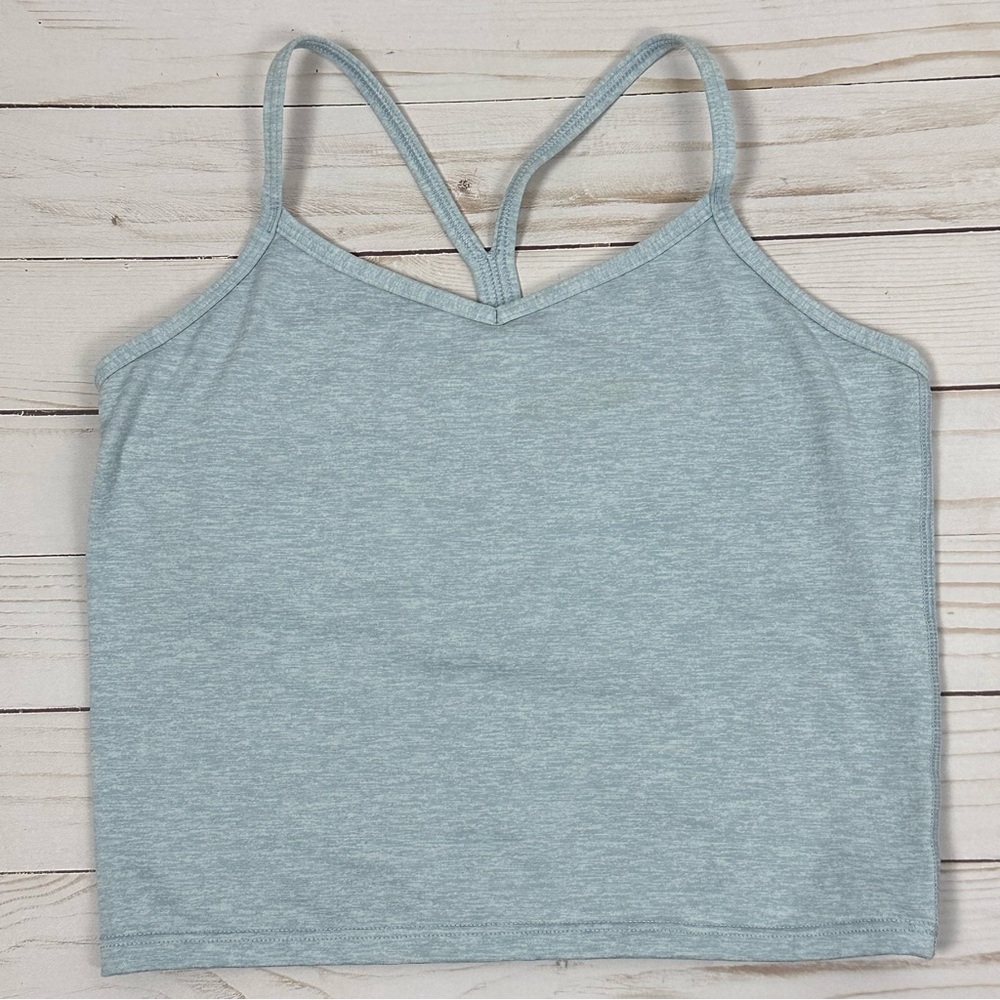 ATHELETA GIRL cropped tank top w/ built in bra - size L/12